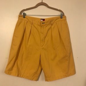 Vintage Rare Tommy Hilfiger Shorts- Yellow